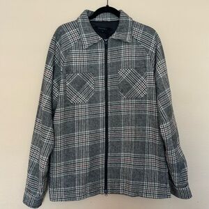 Richie Le Collection Zip up Flannel Jacket